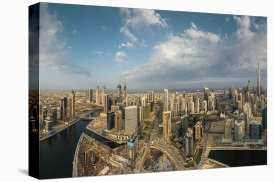 Aerial view of downtown Dubai, United Arab Emirates, Middle East-Ben Pipe-Premier Image Canvas