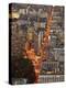 Aerial view of Flatiron Building, NYC-Michel Setboun-Stretched Canvas