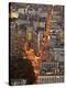 Aerial view of Flatiron Building, NYC-Michel Setboun-Stretched Canvas