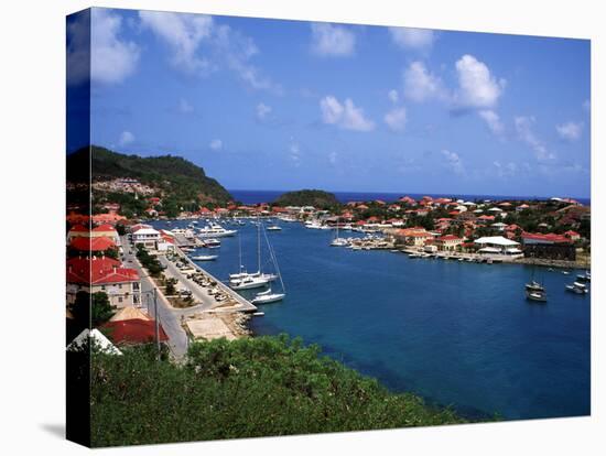 Aerial View of Gustavia Port, St. Barts, FWI-Bill Bachmann-Premier Image Canvas