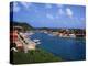 Aerial View of Gustavia Port, St. Barts, FWI-Bill Bachmann-Premier Image Canvas