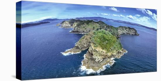 Aerial view of Islands, Bay of Islands, North Island, New Zealand-Panoramic Images-Premier Image Canvas