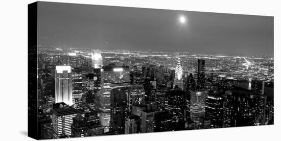 Aerial view of Manhattan, NYC-Michel Setboun-Stretched Canvas