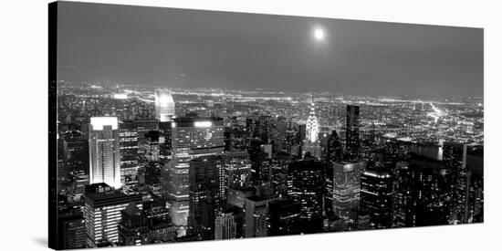 Aerial view of Manhattan, NYC-Michel Setboun-Stretched Canvas