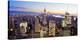 Aerial view of Manhattan, NYC-Vadim Ratsenskiy-Stretched Canvas