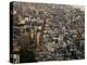 Aerial view of Manhattan, NYC-Michel Setboun-Stretched Canvas