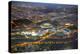 Aerial View of Melbourne at Night-John Gollings-Premier Image Canvas