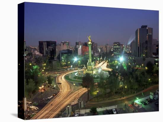 Aerial View of Mexico City at Night, Mexico-Peter Adams-Premier Image Canvas