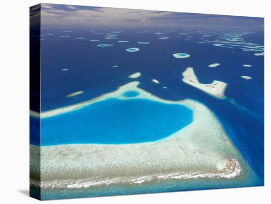 Aerial View of North Male Atoll, Maldives, Indian Ocean-Papadopoulos Sakis-Premier Image Canvas