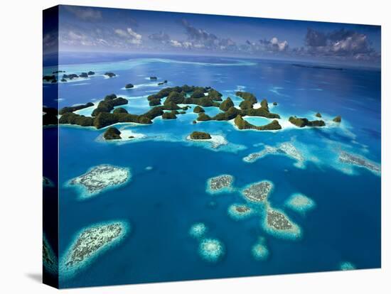 Aerial View of Palau known as 70 Mile Islands-Ian Shive-Premier Image Canvas