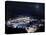 Aerial View of Port Hercules in Monaco at Night-null-Premier Image Canvas