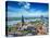 Aerial View of Riga Center from St. Peter's Church, Riga, Latvia-f9photos-Premier Image Canvas