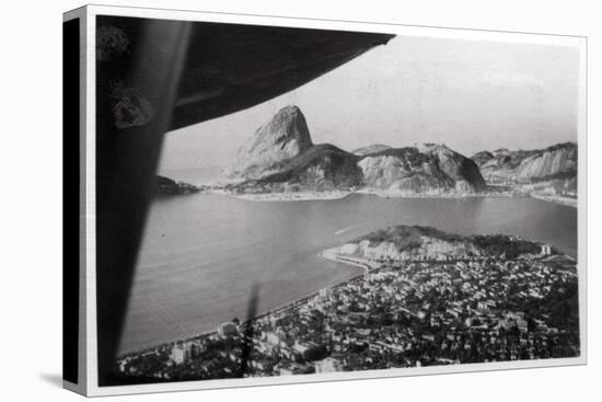 Aerial View of Rio De Janeiro, Brazil, from a Zeppelin, 1930-null-Premier Image Canvas