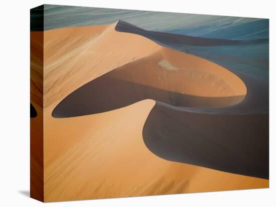 Aerial View of Sand Dunes, Great Red Sand Dunes, Soussevlei, Namibia-Ellen Anon-Premier Image Canvas