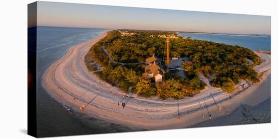 Aerial view of Sanibel Island Lighthouse, Sanibel Island, Lee County, Florida, USA-null-Premier Image Canvas