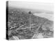 Aerial View of Seattle and Space Needle, 1962-null-Premier Image Canvas