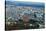 Aerial view of Seoul South Korea Skyline Asia - view from Seoul Tower hilltop-null-Stretched Canvas