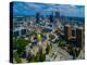 Aerial view of skyline and Georgia State Capitol Building in Atlanta, Georgia, USA-null-Premier Image Canvas