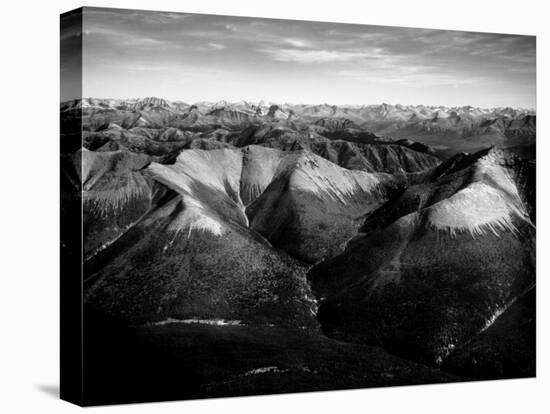 Aerial View of Snow-Capped Mountain Range in the Wenner-Gren Land Development Area-Margaret Bourke-White-Premier Image Canvas