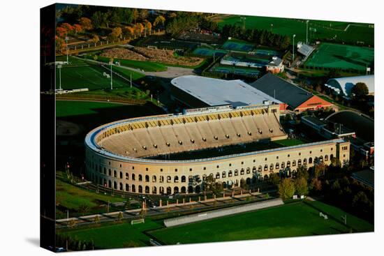 Aerial View of Soldiers Field, home of Harvard Crimson, Harvard, Cambridge, Boston, MA-null-Premier Image Canvas