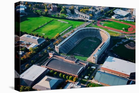 Aerial View of Soldiers Field, home of Harvard Crimson, Harvard, Cambridge, Boston, MA-null-Premier Image Canvas