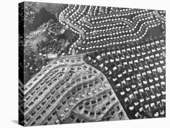 Aerial View of Suburban Housing Development Outside of Philadelphia-Margaret Bourke-White-Premier Image Canvas