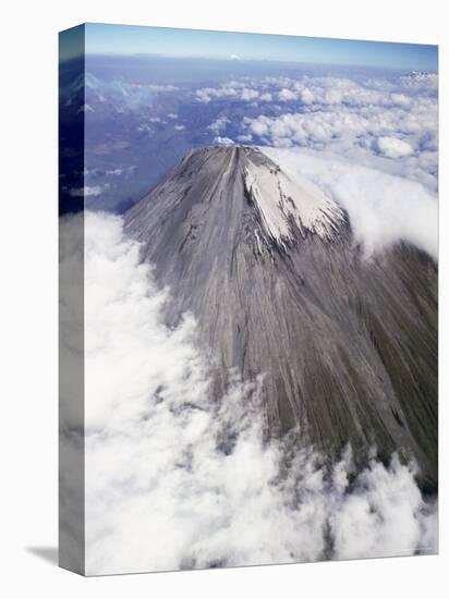 Aerial View of Summit Cone of Sangay, Dormant Volcano, Ecuador-Doug Allan-Premier Image Canvas