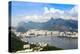 Aerial View of the City and Serra Da Carioca Mountains with Botafogo Bay-Alex Robinson-Premier Image Canvas