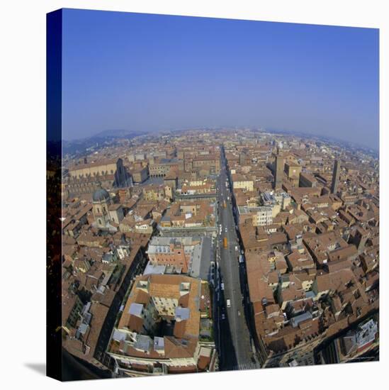 Aerial View of the City, Bologna, Emilia-Romagna, Italy, Europe-Tony Gervis-Premier Image Canvas