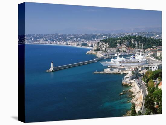 Aerial View of the Port, Nice, France-Charles Sleicher-Premier Image Canvas