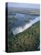 Aerial View of the Victoria Falls, Unesco World Heritage Site, Zimbabwe, Africa-Geoff Renner-Premier Image Canvas