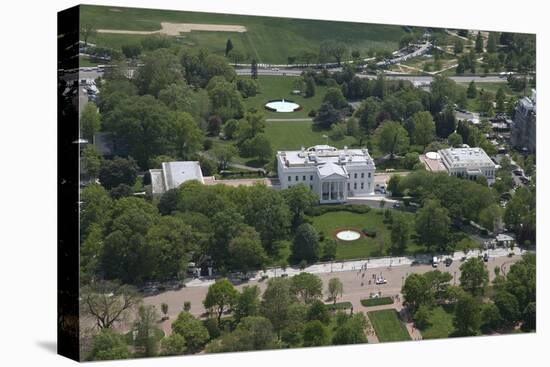 Aerial view of the White House, Washington, D.C.-Carol Highsmith-Stretched Canvas