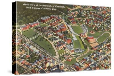shit pipe Quagga Aerial View of University of Cincinnati, Ohio' Art Print | Art.com