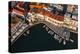 Aerial view of Venetian harbor, Rethymno, Crete, Greek Islands, Greece, Europe-Markus Lange-Premier Image Canvas
