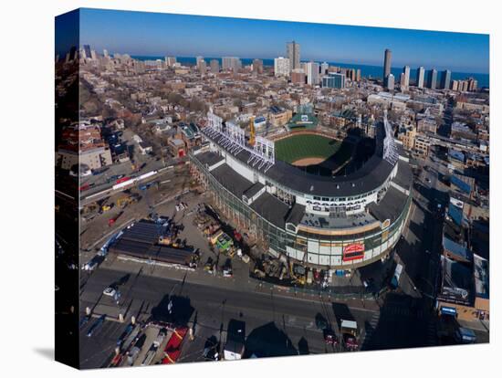 Aerial view of Wrigley Field, Chicago, Cook County, Illinois, USA-null-Premier Image Canvas