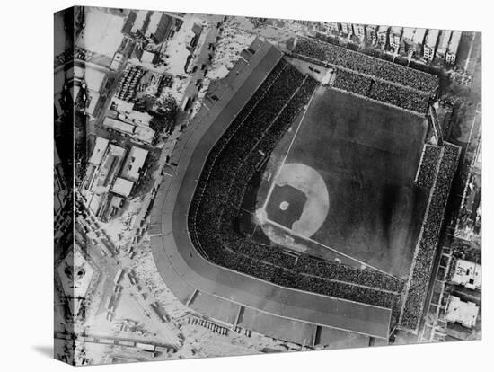 Aerial View of Wrigley Field-null-Premier Image Canvas