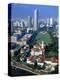 Aerial View over Central Singapore-Hanan Isachar-Premier Image Canvas
