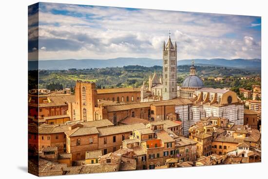 Aerial View over Siena: Siena Cathedral-sborisov-Premier Image Canvas