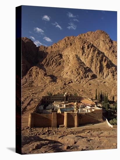 Aerial View over St. Catherines Monastery, UNESCO World Heritage Site, Egypt, Sinai-Julia Bayne-Premier Image Canvas