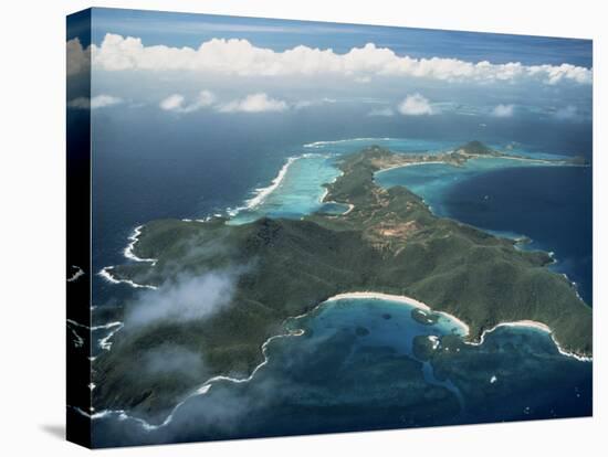 Aerial View over Tropical Island, Tobago, West Indies, Caribbean, Central America-Woolfitt Adam-Premier Image Canvas