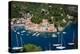 Aerial View, Portofino, Liguria, Italy, Europe-Peter Groenendijk-Premier Image Canvas