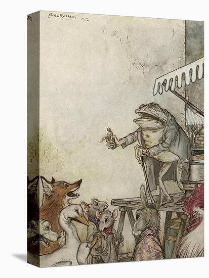 Aesop, Frog Physician-Arthur Rackham-Premier Image Canvas