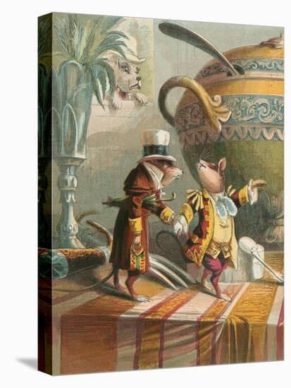 Aesop's Fables, City Mouse and Country Mouse-null-Stretched Canvas