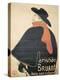 Affiche : Aristide Bruant dans son cabaret.-Henri de Toulouse-Lautrec-Premier Image Canvas