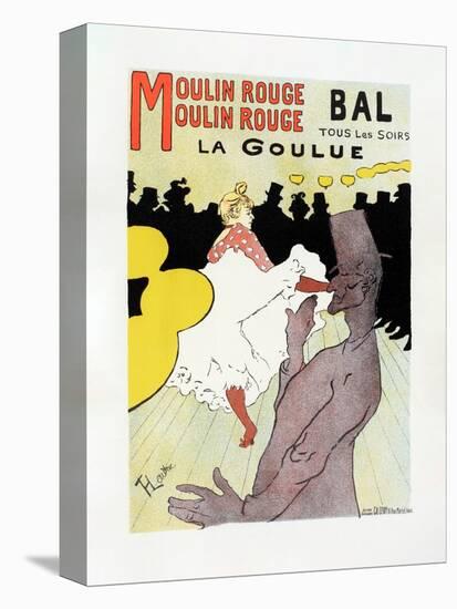 Affiche Pour Le Moulin Rouge La Goulue (1898-TOULOUSE LAUTREC-Premier Image Canvas