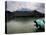 Afghan Man Washes His Face in the River before Going to Evening Prayers-null-Premier Image Canvas