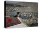 Afghan Youth Sits on a Rooftop During the Celebration of Nowruz-null-Premier Image Canvas