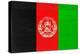 Afghanistan Flag Design with Wood Patterning - Flags of the World Series-Philippe Hugonnard-Stretched Canvas