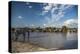 Africa, Botswana, Chobe National Park. Elephant herd in water.-Jaynes Gallery-Premier Image Canvas