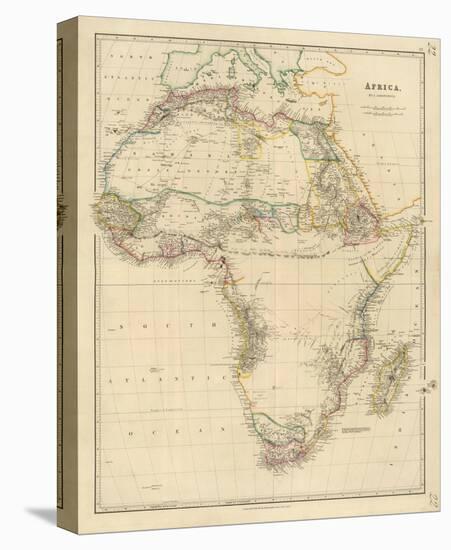 Africa, c.1834-John Arrowsmith-Stretched Canvas